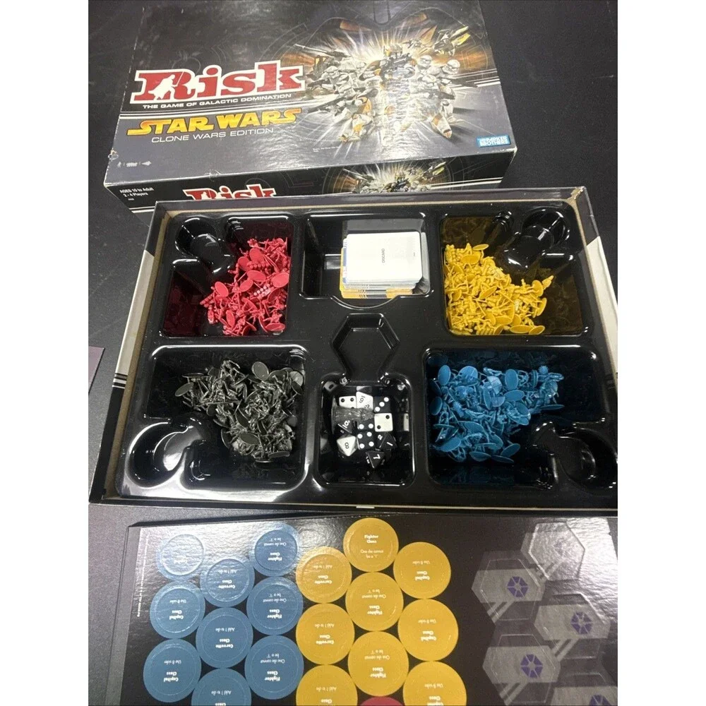 2005 Star Wars Risk Clone Wars Edition by Hasbro Complete in Amazing Condition!